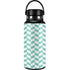 Blue White Chevron Hydro Flask 32oz Wide Mouth Skin