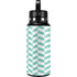 Blue White Chevron Hydro Flask 32oz Wide Mouth Skin