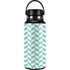 Blue White Chevron Hydro Flask 32oz Wide Mouth Skin