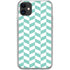 Blue White Chevron iPhone 11 Clear Case