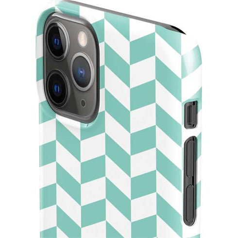 Blue White Chevron iPhone 11 Pro Lite Case