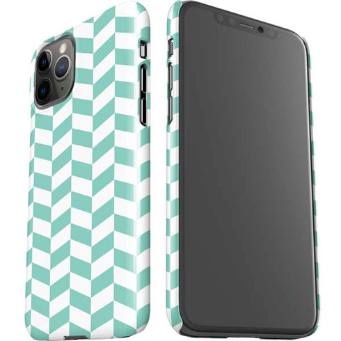 Blue White Chevron iPhone 11 Pro Lite Case