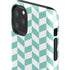 Blue White Chevron iPhone 11 Pro Max Impact Case