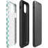 Blue White Chevron iPhone 11 Pro Max Impact Case