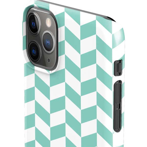 Blue White Chevron iPhone 11 Pro Max Lite Case