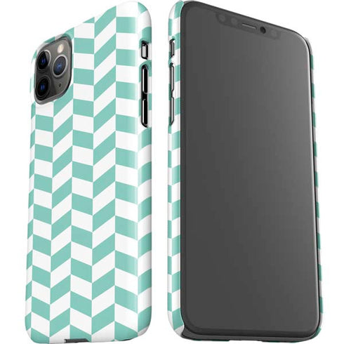 Blue White Chevron iPhone 11 Pro Max Lite Case