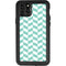 Blue White Chevron iPhone 11 Pro Max Waterproof Case