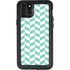 Blue White Chevron iPhone 11 Pro Max Waterproof Case