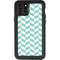 Blue White Chevron iPhone 11 Pro Waterproof Case