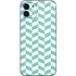 Blue White Chevron iPhone 12 Mini Skin