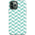 Blue White Chevron iPhone 12 Pro Max Impact Case