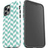 Blue White Chevron iPhone 12 Pro Max Impact Case