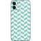Blue White Chevron iPhone 12 Skin