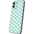 Blue White Chevron iPhone 12 Skin