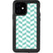 Blue White Chevron iPhone 12 Waterproof Case