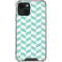 Blue White Chevron iPhone 13 Mini Clear Case