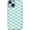 Blue White Chevron iPhone 13 Mini Skin