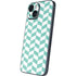 Blue White Chevron iPhone 13 Mini Skin
