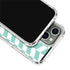 Blue White Chevron iPhone 13 Pro Clear Case