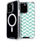 Blue White Chevron iPhone 13 Pro MagSafe Case