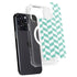 Blue White Chevron iPhone 13 Pro Max MagSafe Case