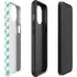 Blue White Chevron iPhone 15 Plus Impact Case