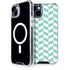 Blue White Chevron iPhone 15 Plus MagSafe Case