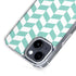 Blue White Chevron iPhone 15 Plus MagSafe Case