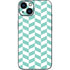 Blue White Chevron iPhone 15 Plus Skin