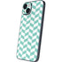 Blue White Chevron iPhone 15 Plus Skin