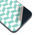 Blue White Chevron iPhone 15 Plus Skin