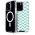 Blue White Chevron iPhone 14 Pro MagSafe Case