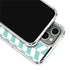 Blue White Chevron iPhone 14 Pro Max Clear Case