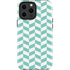 Blue White Chevron iPhone 15 Pro Max Impact Case