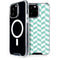 Blue White Chevron iPhone 14 Pro Max MagSafe Case