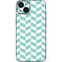 Blue White Chevron iPhone 14 Skin