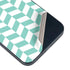 Blue White Chevron iPhone 15 Skin