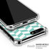 Blue White Chevron iPhone 7/8 Plus Clear Case