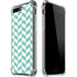 Blue White Chevron iPhone 7/8 Plus Clear Case
