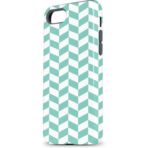 Blue White Chevron iPhone 7 Pro Case