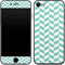 Blue White Chevron iPhone 8 Skin