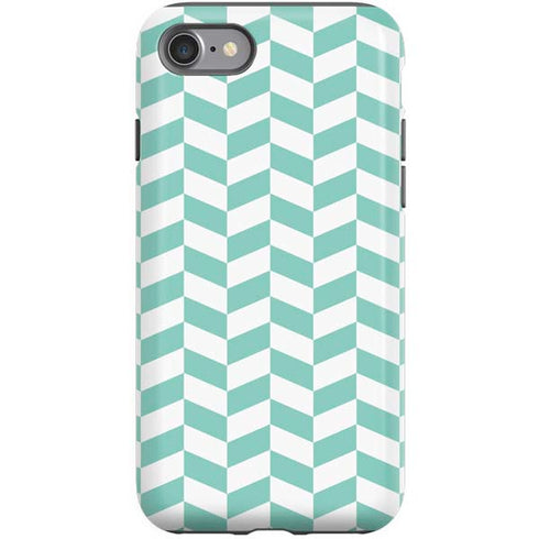 Blue White Chevron iPhone SE (2nd & 3rd Gen) Pro Case