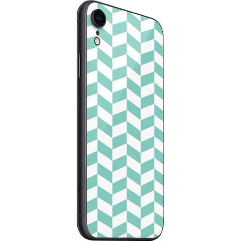 Blue White Chevron iPhone SE (2nd & 3rd Gen) Skin