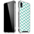 Blue White Chevron iPhone XR Clear Case