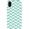Blue White Chevron iPhone XR Pro Case