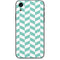 Blue White Chevron iPhone XR Skin