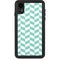 Blue White Chevron iPhone XR Waterproof Case