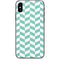 Blue White Chevron iPhone XS Max Skin