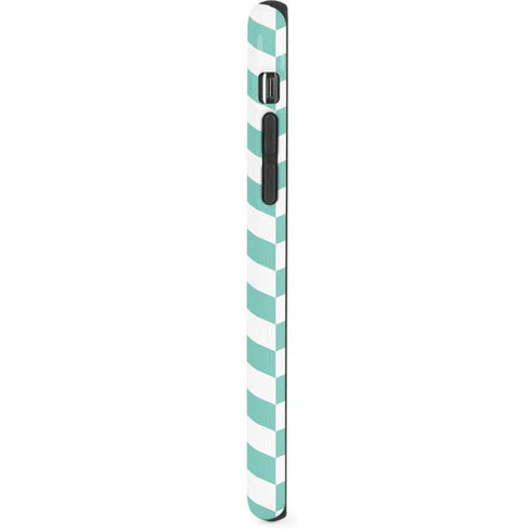 Blue White Chevron iPhone XS Pro Case