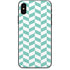 Blue White Chevron iPhone XS Skin